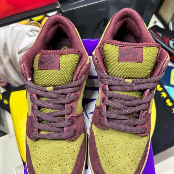 Nike SB Dunk Low Pro Dark Team Red Size 12 - Picture 3 of 6